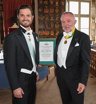 CEO Recieves the Royal Medal