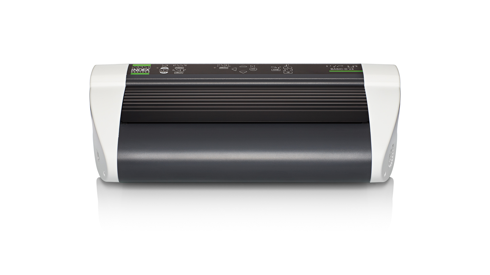 Basic-D V4: small, portable top-selling braille embosser/ braille