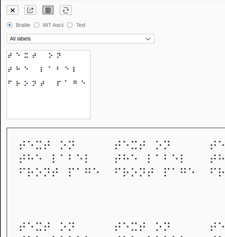 New BrailleApp features